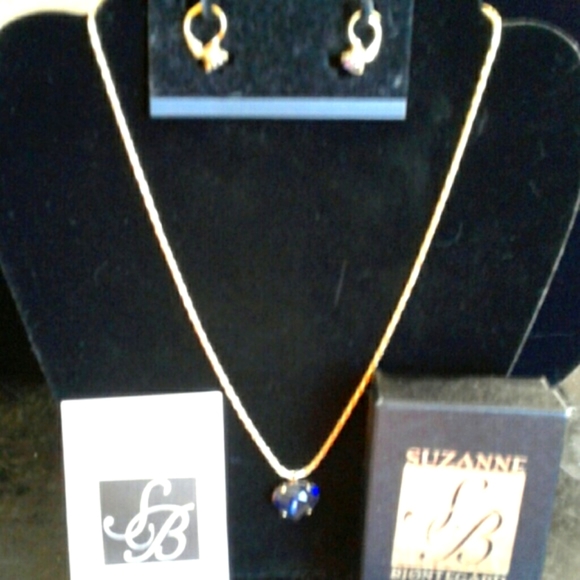 Suzanne Bjontegard 2ct Amythest Gold 14K Demi Set - Picture 5 of 8
